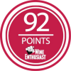 92 points Wine Enthusiasm