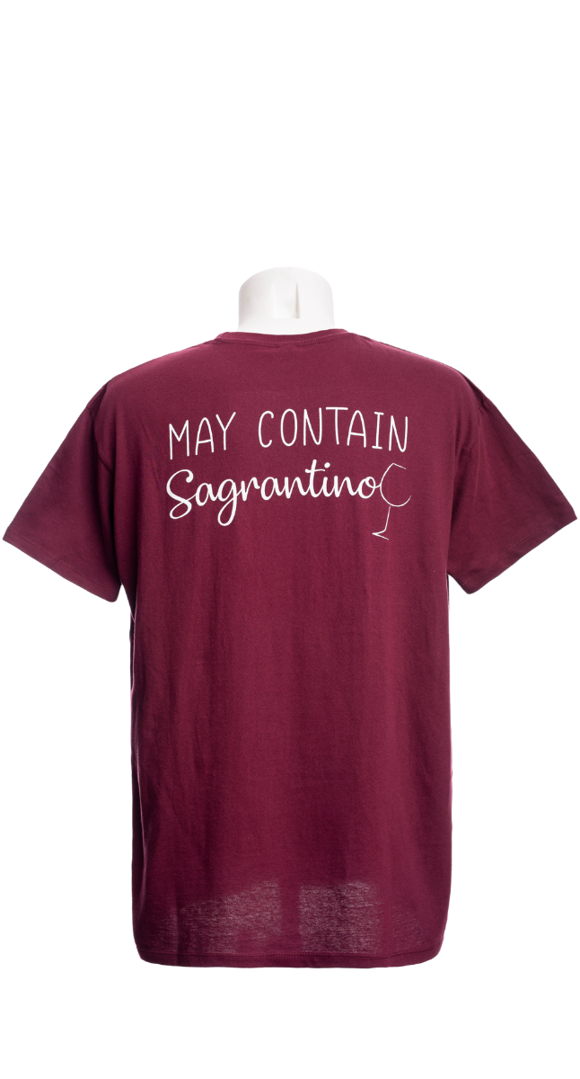 T-shirt Uomo – May Contain Sagrantino - Montioni